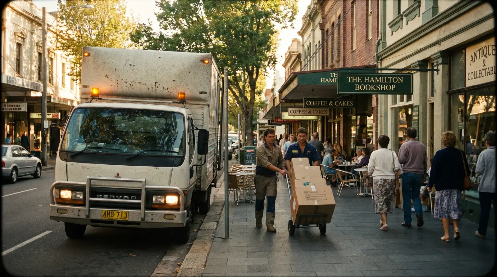 How to load a removal truck on Beaumont Street (without a fine or a meltdown)